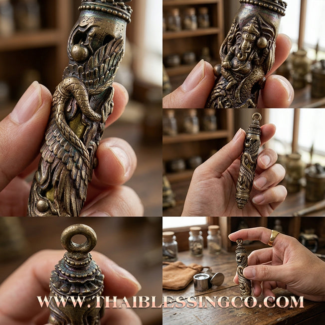 🦢 Sacred "Takrut Hong Chao Sap" (The Swan Lord of Treasures) – Master Alchemical Alloy Edition: The Ultimate Celestial Magnet for Financial Nobility, Business Dominance, and Eternal Prosperity!