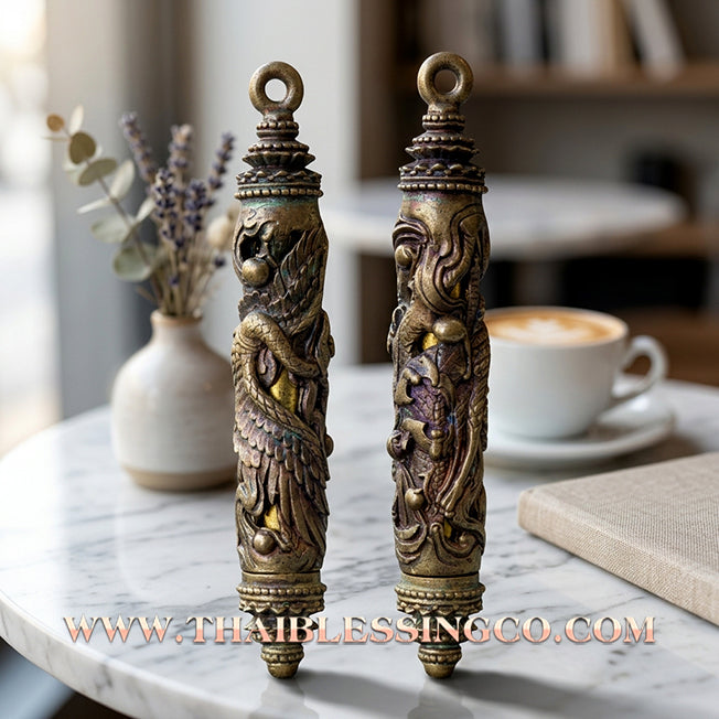 🦢 Sacred "Takrut Hong Chao Sap" (The Swan Lord of Treasures) – Master Alchemical Alloy Edition: The Ultimate Celestial Magnet for Financial Nobility, Business Dominance, and Eternal Prosperity!