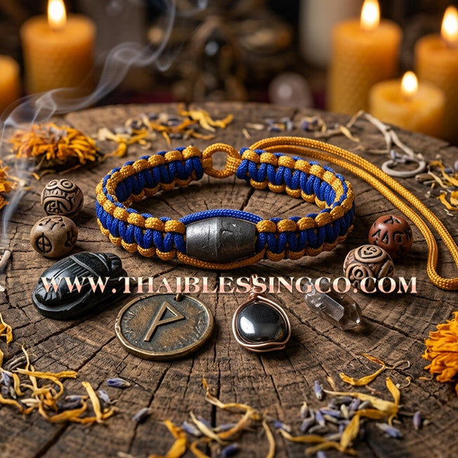 ✨🕉️ Sacred "Takua Ouan" Alchemical Lead Takrut Bracelet – Setthee 1000 Lan Edition: Luang Pu Key, Wat Sri Lamyong (2008 Exclusive) – The Ultimate Guardian Talisman for Absolute Protection, Wealth Stability, and Spiritual Armor