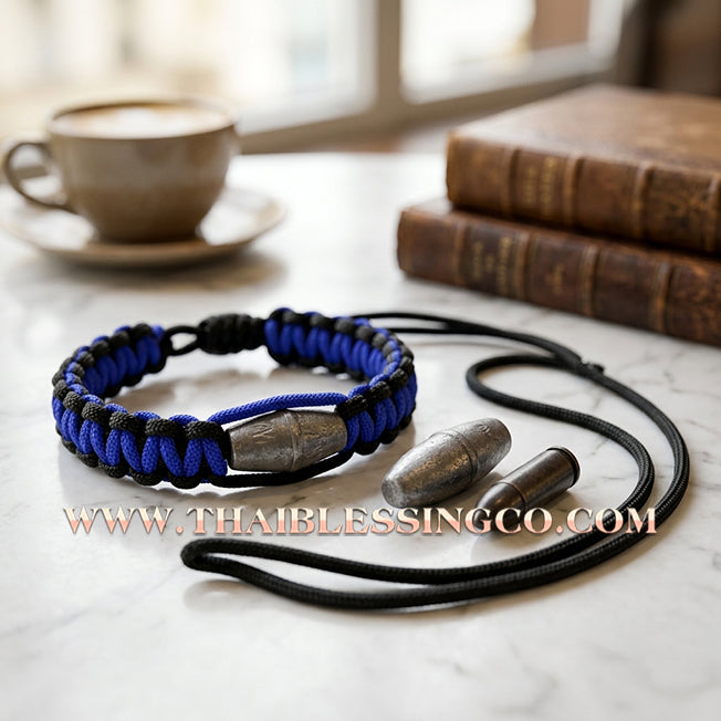 ✨🕉️ Sacred "Takua Ouan" Alchemical Lead Takrut Bracelet – Setthee 1000 Lan Edition: Luang Pu Key, Wat Sri Lamyong (2008 Exclusive) – The Ultimate Guardian Talisman for Absolute Protection, Wealth Stability, and Spiritual Armor