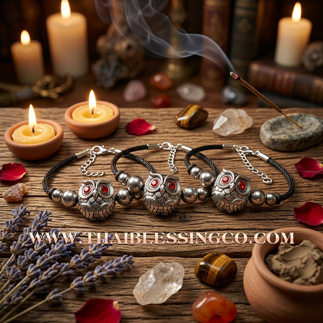 ✨🕉️ Sacred "Thong Khao" Phaya Nok Thue Thue (Great Wealth-Calling Owl): Kruba Tao, Wat Ubosot Ban Lao (2020 Exclusive Edition) – The Ultimate Lanna Talisman for Precision Profit, Commercial Victory, and Infinite Abundance