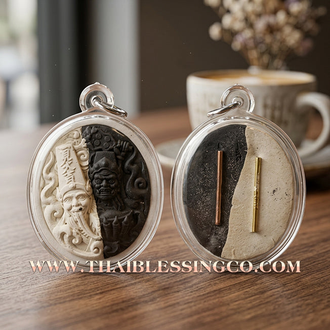 🏮 Sacred "Tua Peh Yee Peh" (The Lords of Wealth) – Yin-Yang Phutthakhun Powder Edition: Arjan Subin Na Na Thong (2024) – The Ultimate Balancing Force for Sudden Riches, Debt Erasure, and Absolute Command Over Fate!