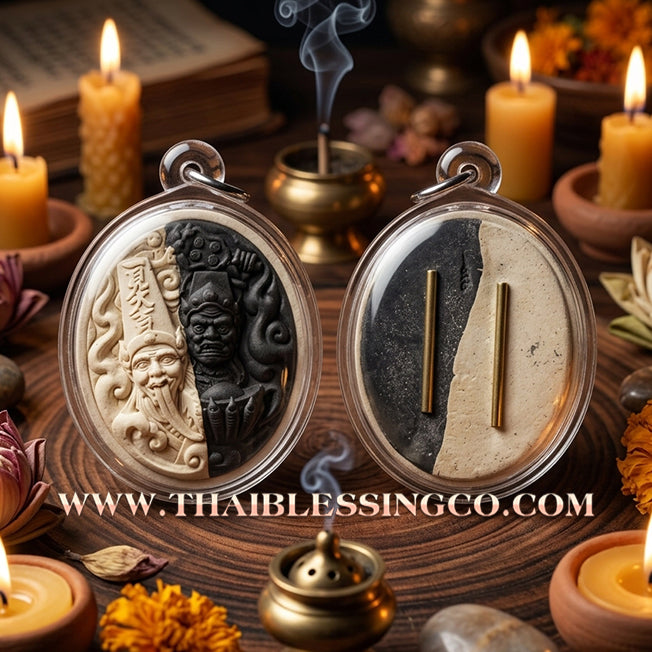 🏮 Sacred "Tua Peh Yee Peh" (The Lords of Wealth) – Yin-Yang Phutthakhun Powder Edition: Arjan Subin Na Na Thong (2024) – The Ultimate Balancing Force for Sudden Riches, Debt Erasure, and Absolute Command Over Fate!