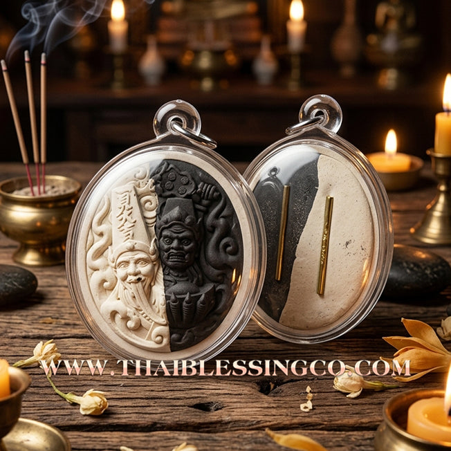🏮 Sacred "Tua Peh Yee Peh" (The Lords of Wealth) – Yin-Yang Phutthakhun Powder Edition: Arjan Subin Na Na Thong (2024) – The Ultimate Balancing Force for Sudden Riches, Debt Erasure, and Absolute Command Over Fate!
