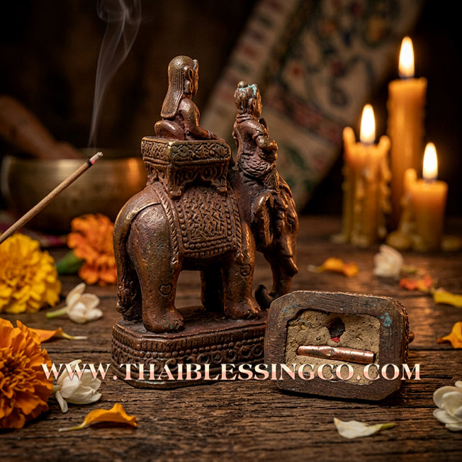 🐘 Sacred U-Ting Maha Saneh 2024: Ancient Lanna Love Magnet & Elite Status Attraction Talisman by Arjan Sit – The "Prasat Aor" Consecration Edition