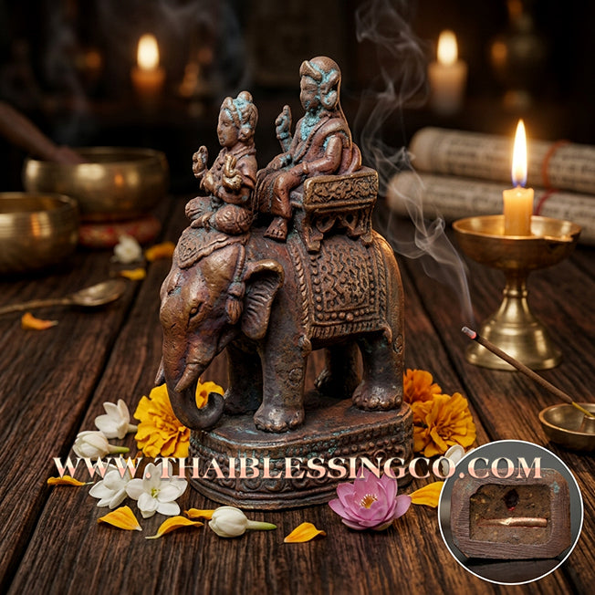 🐘 Sacred U-Ting Maha Saneh 2024: Ancient Lanna Love Magnet & Elite Status Attraction Talisman by Arjan Sit – The "Prasat Aor" Consecration Edition