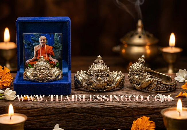 ✨🕉️ Sacred White Bronze "Phra Rahu Mongkol Nakarat" Celestial Bracelet: Master Luang Pu Kham Bu (2013 Rare Edition) – The Ultimate Alpaca Silver Talisman for Destiny Transformation, Protection, and Boundless Prosperity