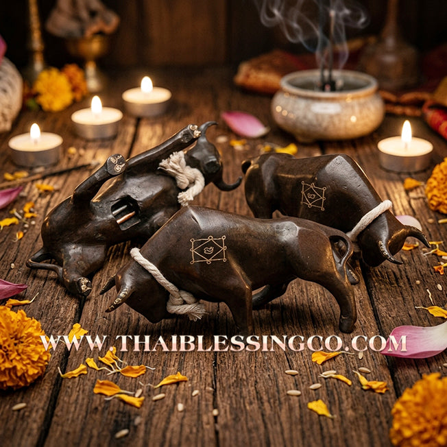 🔥 Sacred "Wua Thanu Payon Arkhom" (The Celestial Bull of Sorcery) – Ancient Sacred Metal Altar Edition: Arjan Plien Hattayanon (2024) – The High-Performance Engine for Dominant Wealth, Total Asset Protection, and Unstoppable Life Elevation!