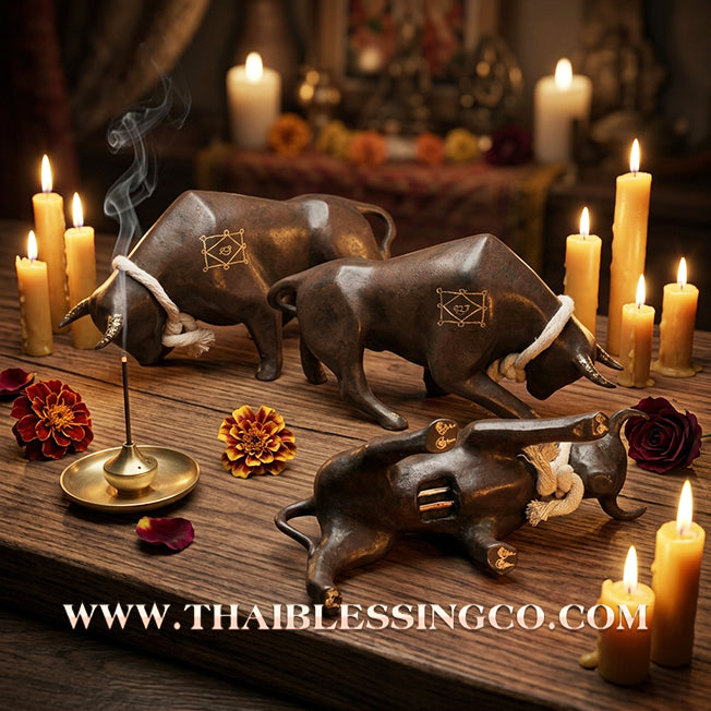 🔥 Sacred "Wua Thanu Payon Arkhom" (The Celestial Bull of Sorcery) – Ancient Sacred Metal Altar Edition: Arjan Plien Hattayanon (2024) – The High-Performance Engine for Dominant Wealth, Total Asset Protection, and Unstoppable Life Elevation!