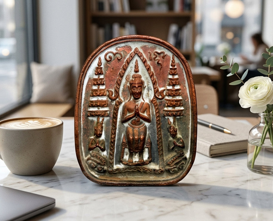 🛡️ Sacred "Yod Khun Phon" Ancient Cast Medallion - The Sovereign of Authority & Victory (2023 Legacy Edition) - Blessed by Phor Than Phong, Wat Chaeng - Concentrated Sacred "Chanuan" Metal Finish