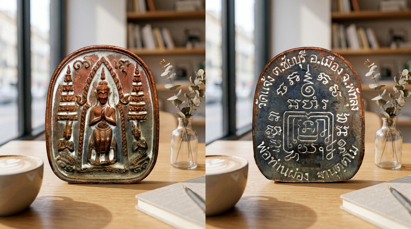 🛡️ Sacred "Yod Khun Phon" Ancient Cast Medallion - The Sovereign of Authority & Victory (2023 Legacy Edition) - Blessed by Phor Than Phong, Wat Chaeng - Concentrated Sacred "Chanuan" Metal Finish