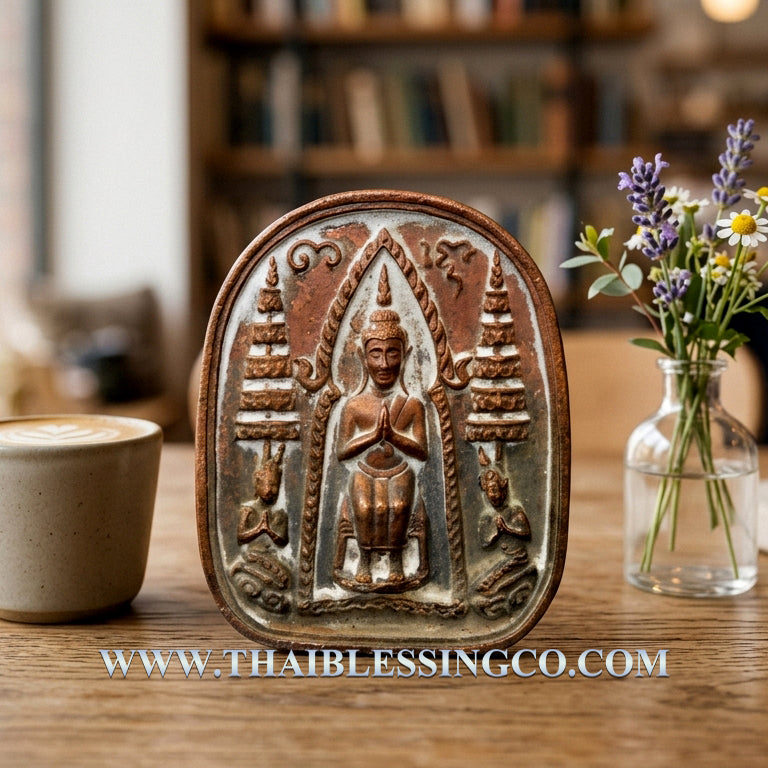 🛡️ Sacred "Yod Khun Phon" Ancient Cast Medallion - The Sovereign of Authority & Victory (2023 Legacy Edition) - Blessed by Phor Than Phong, Wat Chaeng - Concentrated Sacred "Chanuan" Metal Finish