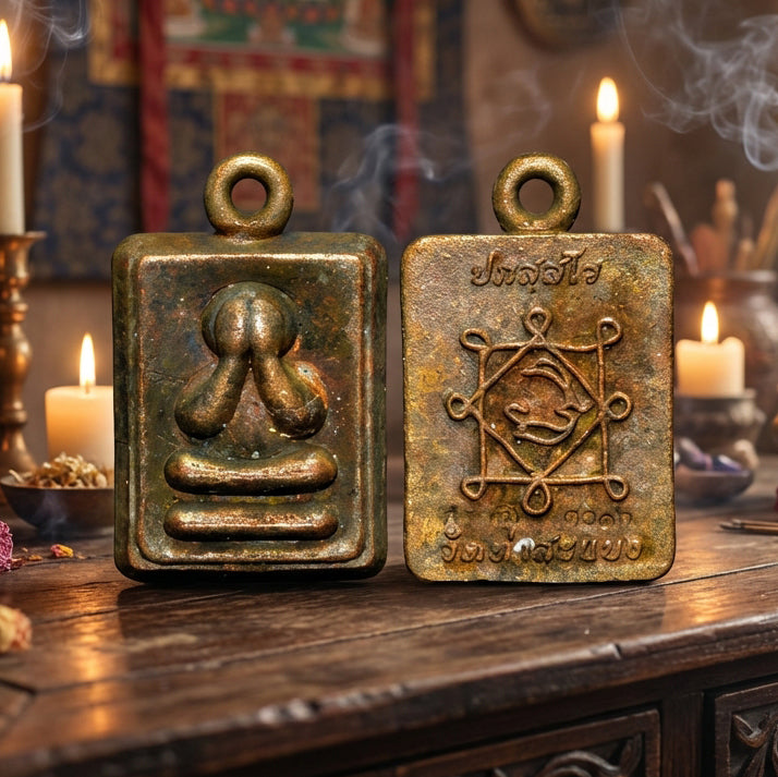 🛡️ ✨ Sacred Guardian of Abundance: The 2025 Kathin Commemorative Phra Pidta Cast Amulet