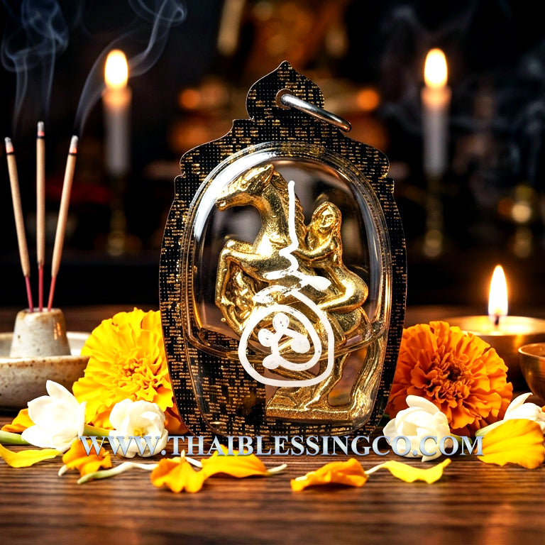 🐎 Sacred Ma Sep Nang "The Enchanting Charm" Amulet: Ancient Khmer Sorcery for Unstoppable Attraction, Success, and Social Influence