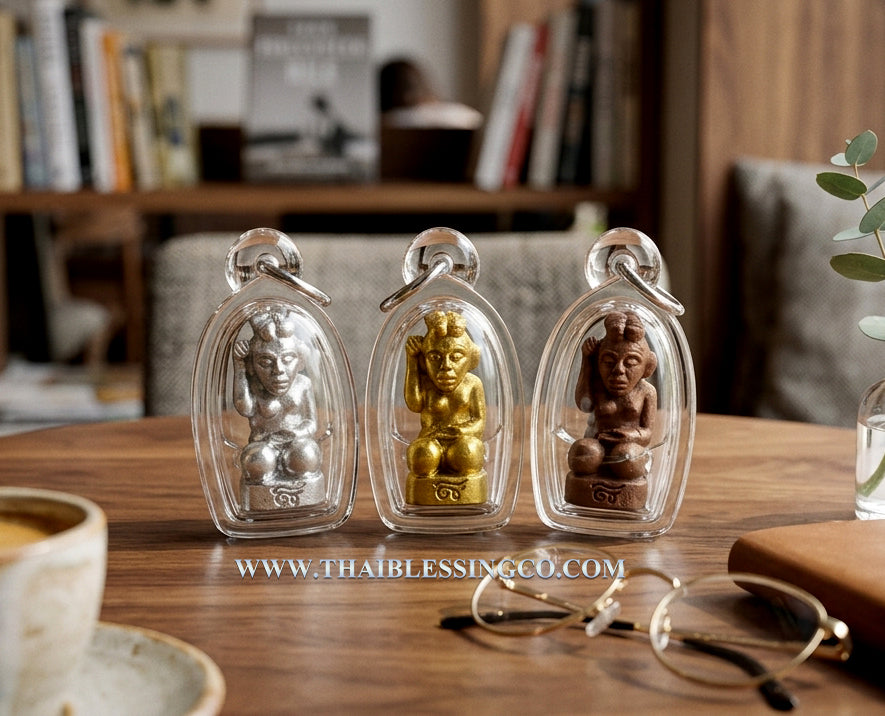 ✨ Sacred Nang Kwak "The Millionaire Sovereign": 1st Edition Ancient Bronze Wealth Beckoner – Crafted in Early Rattanakosin Royal Art Style by Grandmaster Arjan Kom (Suphanburi) – Infused with Rare Subterranean Stingless Bee Wax (Chan-Rong)