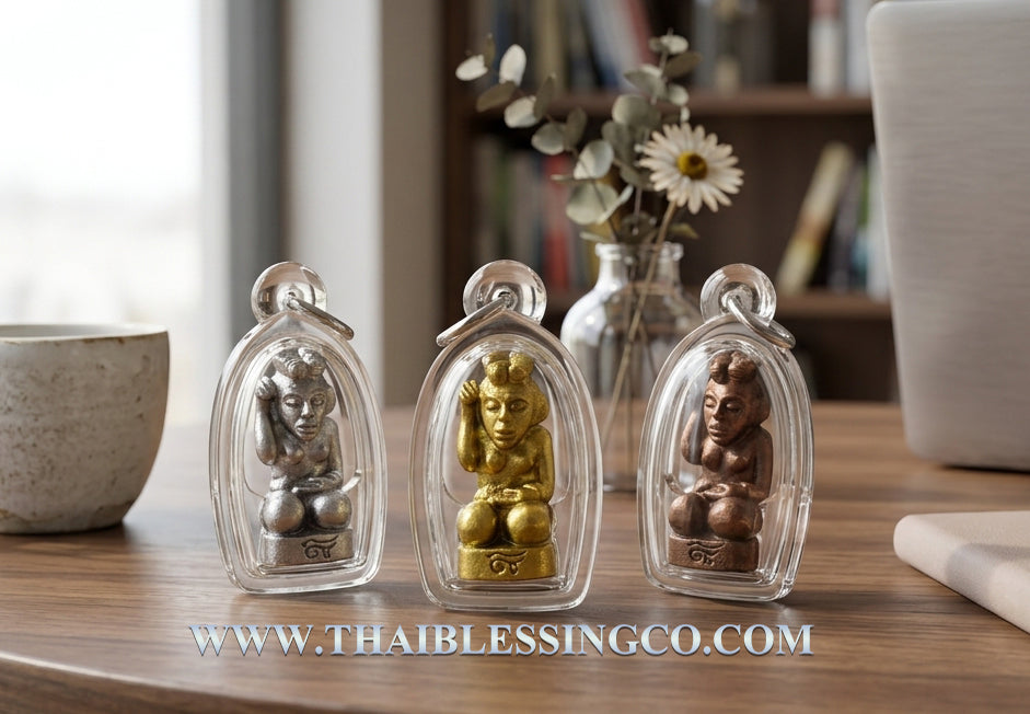 ✨ Sacred Nang Kwak "The Millionaire Sovereign": 1st Edition Ancient Bronze Wealth Beckoner – Crafted in Early Rattanakosin Royal Art Style by Grandmaster Arjan Kom (Suphanburi) – Infused with Rare Subterranean Stingless Bee Wax (Chan-Rong)