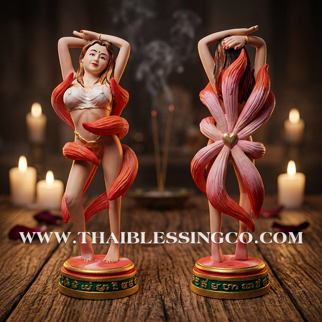 🦊 Sacred "Nang Phaya Nine-Tailed Fox" (Fox Queen) – Hand-Painted Bronze Altar Edition: Luang Pu Nen Kaew, Wat Udom Phraison (2566) – The Divine Engine for Imperial Enchantment, Financial Dominance, and Unstoppable Life Elevation!