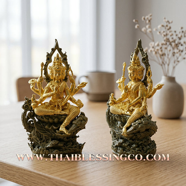 🐘 Sacred "Phra Kring Mahaphrom Erawan" (The Great Brahma & Erawan) – Chanuan Thong Deva Edition: Luang Pu Nen Kaeo, Wat Ban Kaset Thung Setthi (2018) – The Ultimate Engine for Divine Success, Sovereign Authority, and Infinite Prosperity!