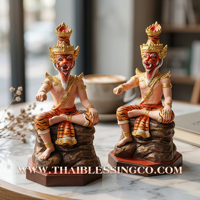 🐯 Sacred "Rusi Na Suea" (The Tiger-Faced Sage) – Altar Edition: Luang Pho Wichai, Wat Uthumphon (2025) – The Sovereign Engine for Dominant Authority, Accelerated Wealth, and Unstoppable Protection!