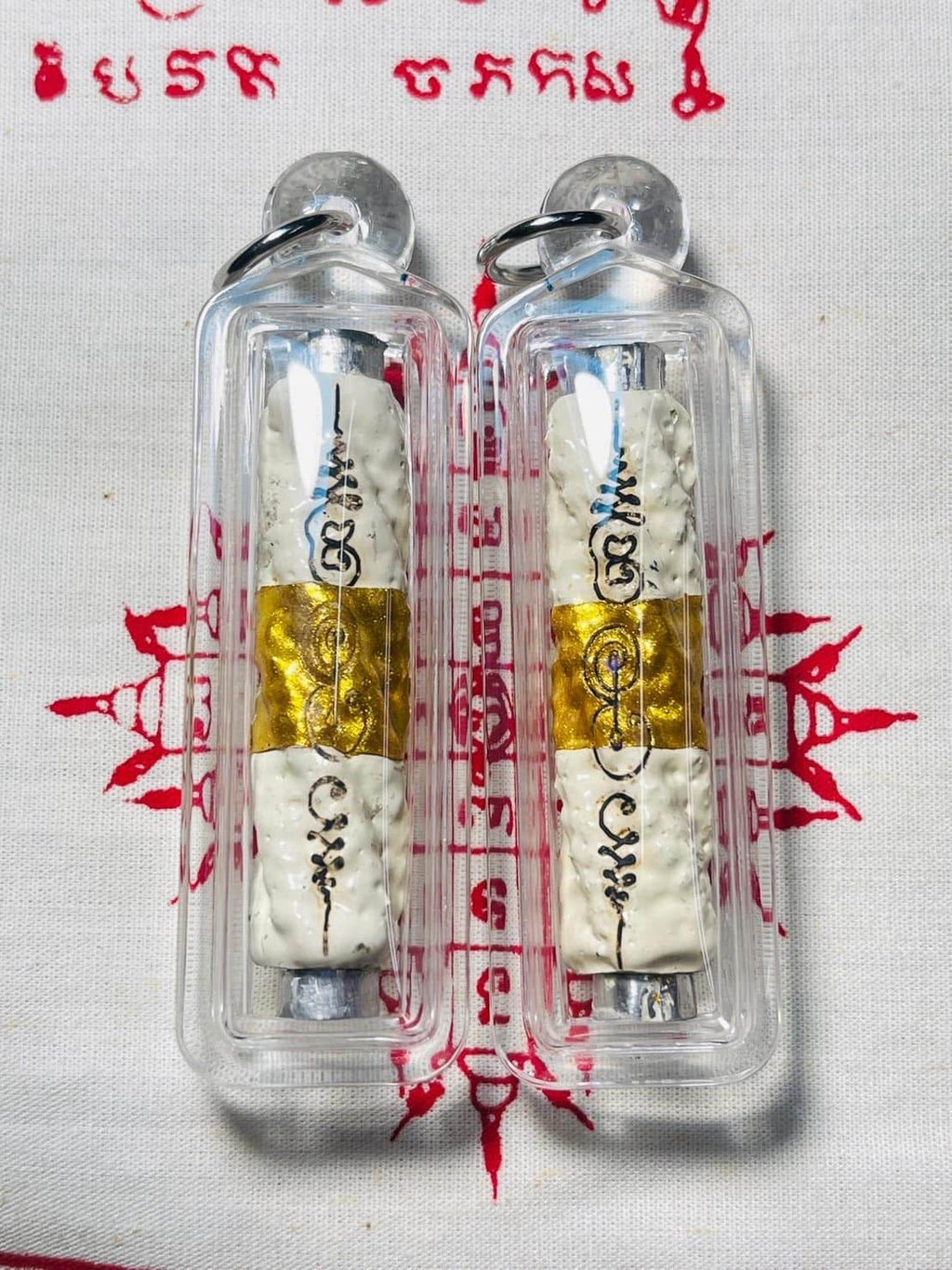 Sacred White Eel Amulet by LP Poon – Protection, Charm &amp; Smooth Success 白鱔神符 – 龍婆本加持，避險旺運，魅力無限 - Thai Blessing Co