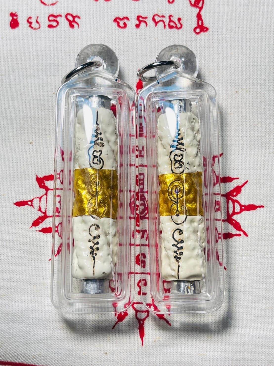 Sacred White Eel Amulet by LP Poon – Protection, Charm &amp; Smooth Success 白鱔神符 – 龍婆本加持，避險旺運，魅力無限 - Thai Blessing Co