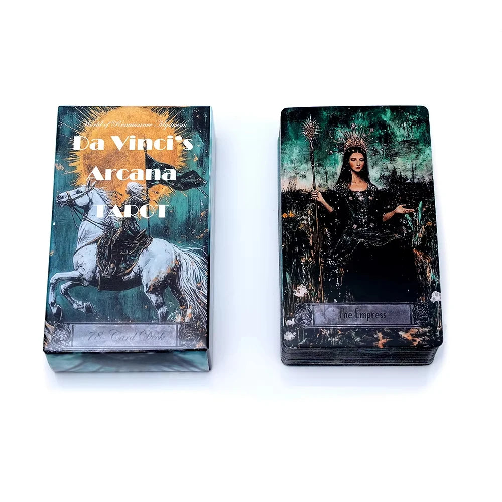 🌟 Da Vinci's Arcana Tarot – Handcrafted 78-Card Deck Featuring Mystical Renaissance Art for Intuitive Readings and Spiritual Guidance
