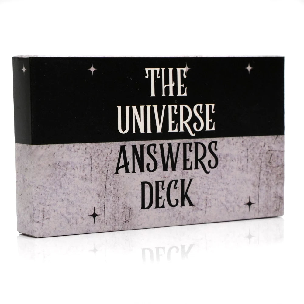 🌌The Universe Answers Tarot Deck – 44-Card Keywords Oracle Deck for Divine Guidance, Family Fun & Board Game Entertainment