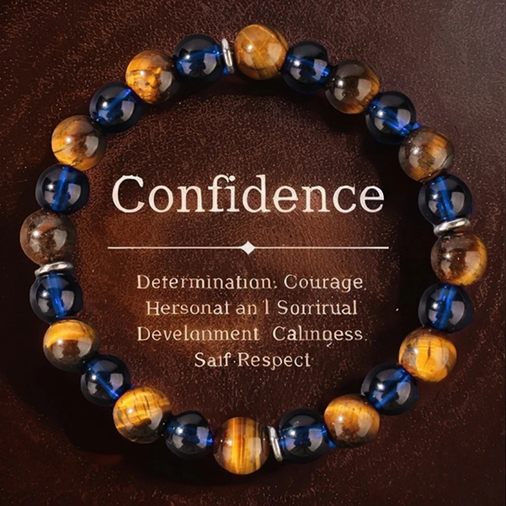 ☀️ Tiger’s Eye Bracelets for Women – Stylish Summer Beach Jewelry | Healing Stone Bangles & Fashion Gift for Brother