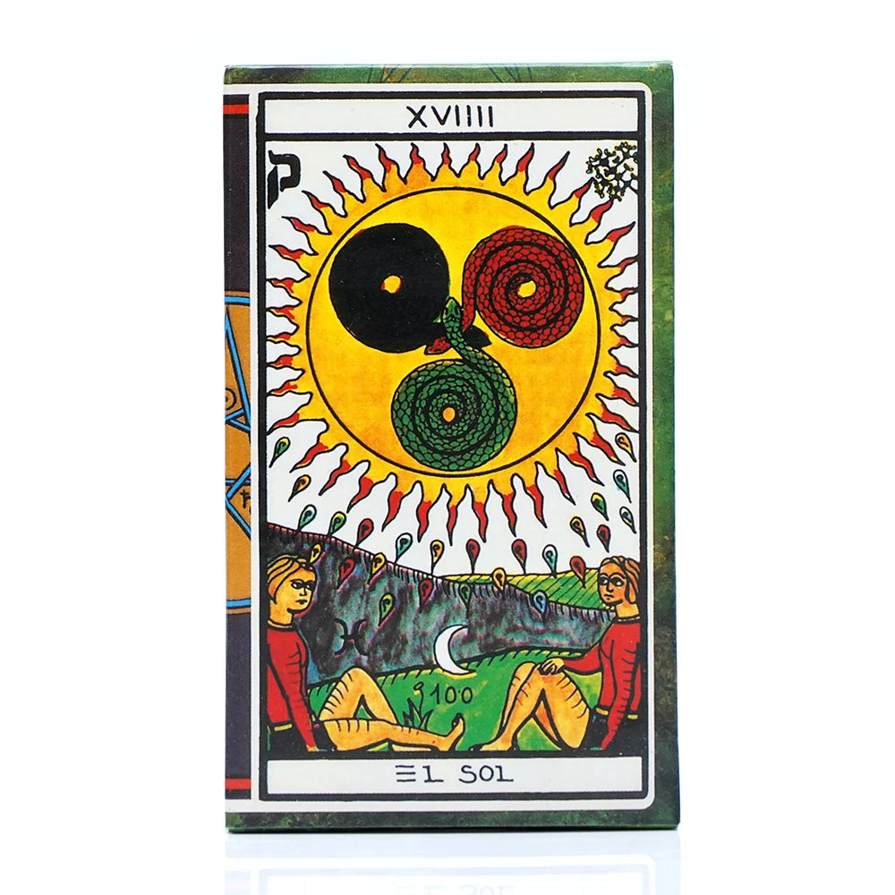 🔮 Baraja de Tarot en Español con Instrucciones Incluidas – Cartas Adivinatorias con Diseño Esotérico para Lecturas Espirituales y Divinación
