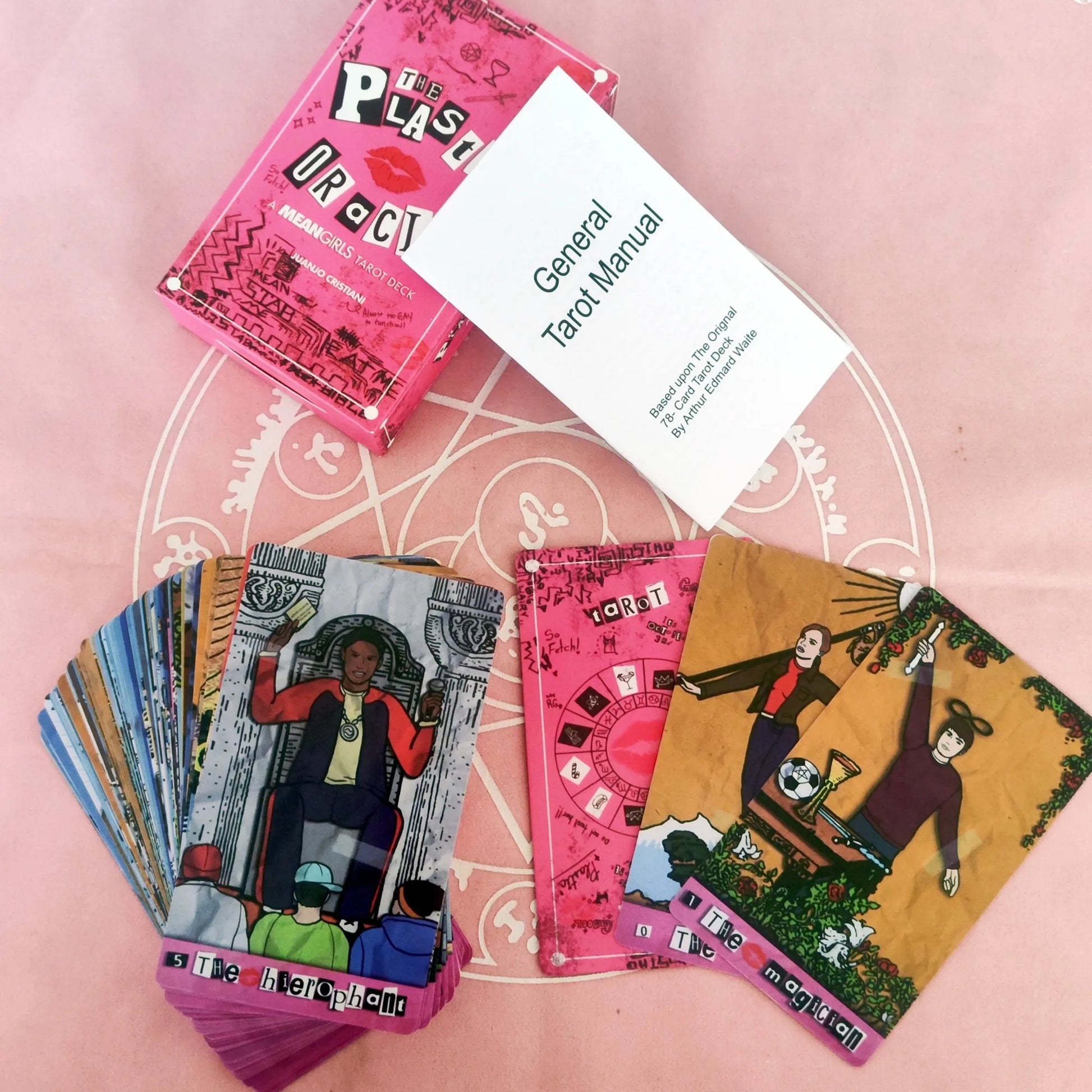 🎬 Mean Girls Tarot Deck – 78 Cards | Full English Version | Psychological & Movie-Themed | 12 x 7 cm | Fun Divination & Board Game for Beginners and Fans