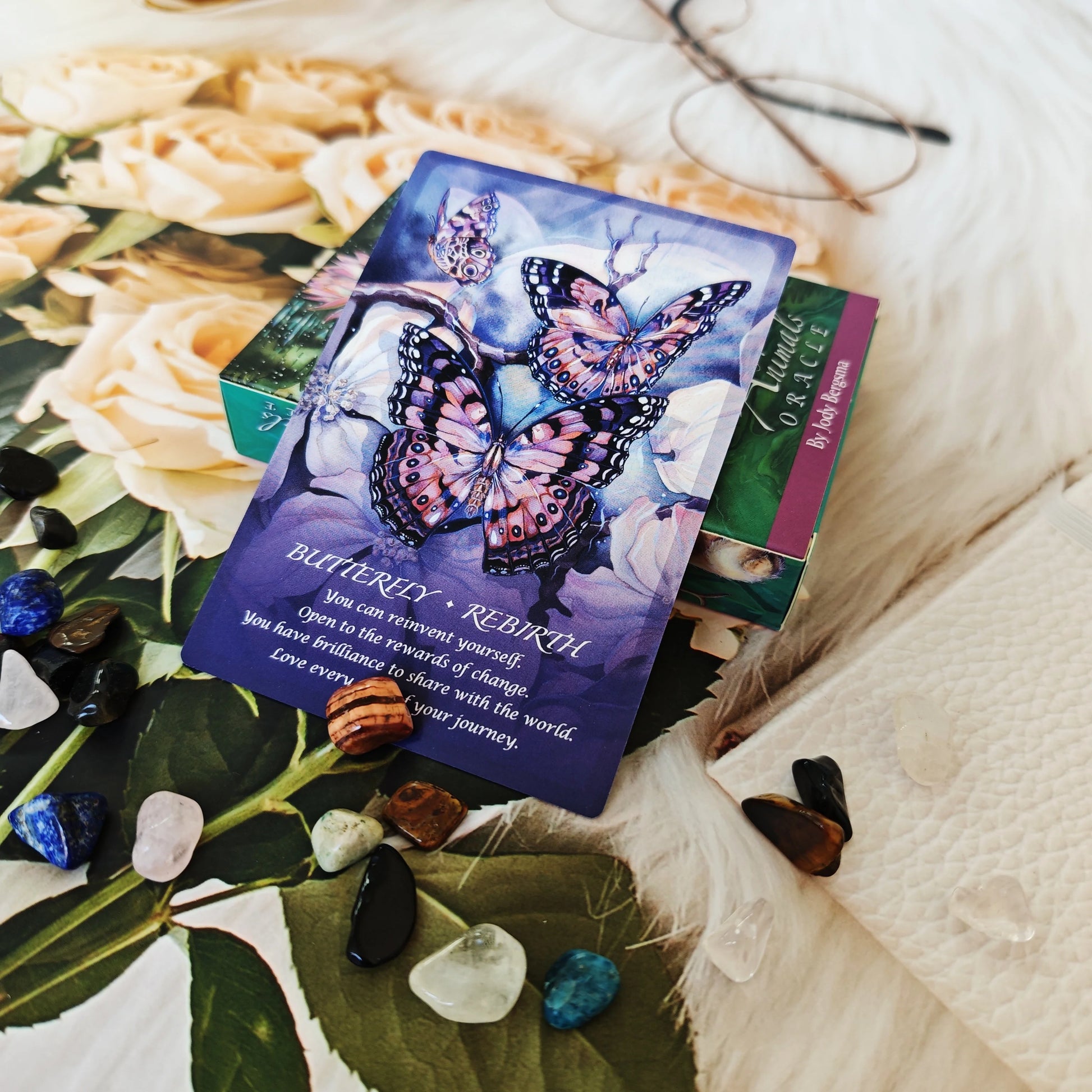 🐾 Spirit of The Animals Oracle Cards – 52 Cards Beautifully Illustrated Animal Spirit Guides Divination & Family Party Board Game English Guidebook Included Compact 4 x 6 in Size