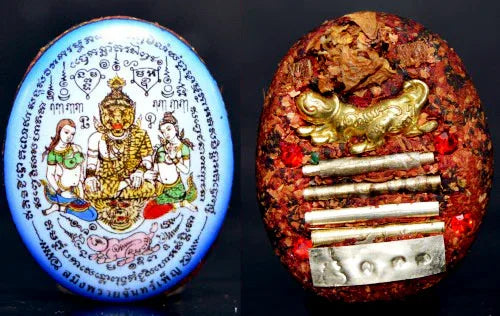 ✨ Mystical Moonlit Charm – Saming Phrai Chan Phen Locket by Luang Pu Khamphuang for Protection & Prosperity 🌙✨