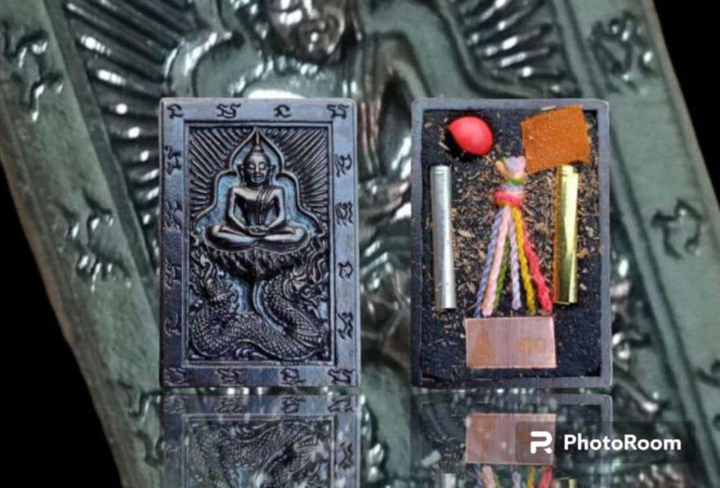 🌟 Somdej Waek Maan Maha Sathorn Amulet – The “Fortune Generation” Edition with Original Sealed Clay | Blessed by Phra Ajahn Thip﻿ at Wat Khlong Khao Chan Default Title