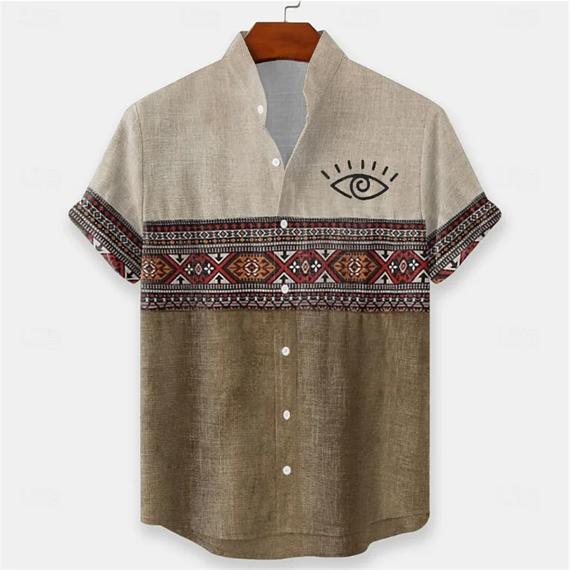 ✨ The Retro White-Dot Masterpiece: Premium Men's Casual Short-Sleeve Shirt – High-Definition Polka Dot Digital Print, Ultra-Breathable Lightweight Fabric, and Sophisticated Vintage Holiday Silhouette