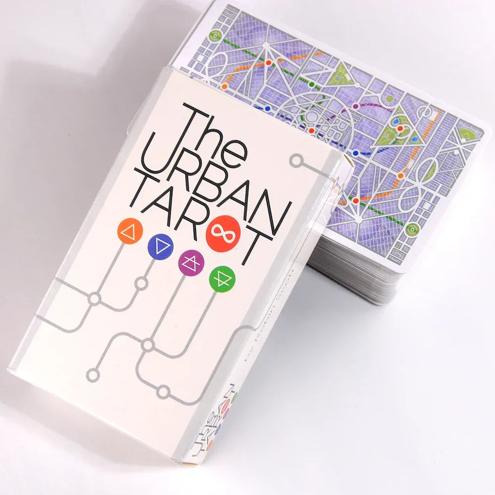 Urban Tarot Deck by Robin Scott - Modern Illustrated 78-Card Deck with 84-Page Guidebook