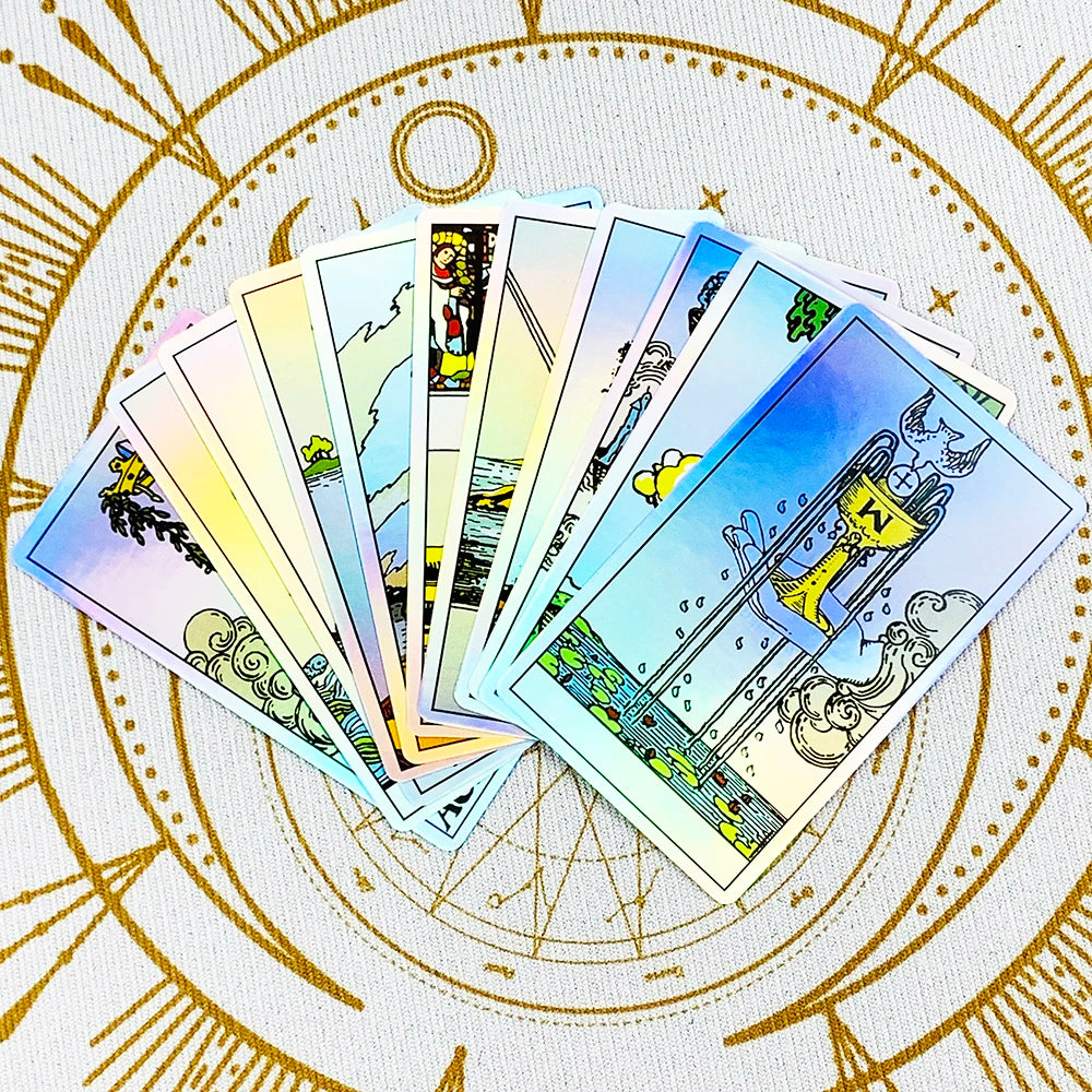 Tarot Oracle 78-Card Divination Deck – Specially Designed for Family Entertainment, Fate Divination, Holiday Games, and Christmas Gifts