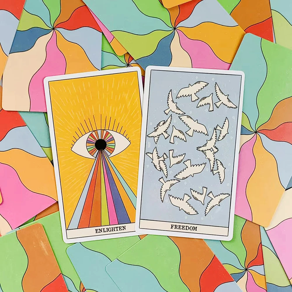 🧙♀️Modern Witch Spiritual Deck – Realm Divination & Meditation Card Game for Girls and Women