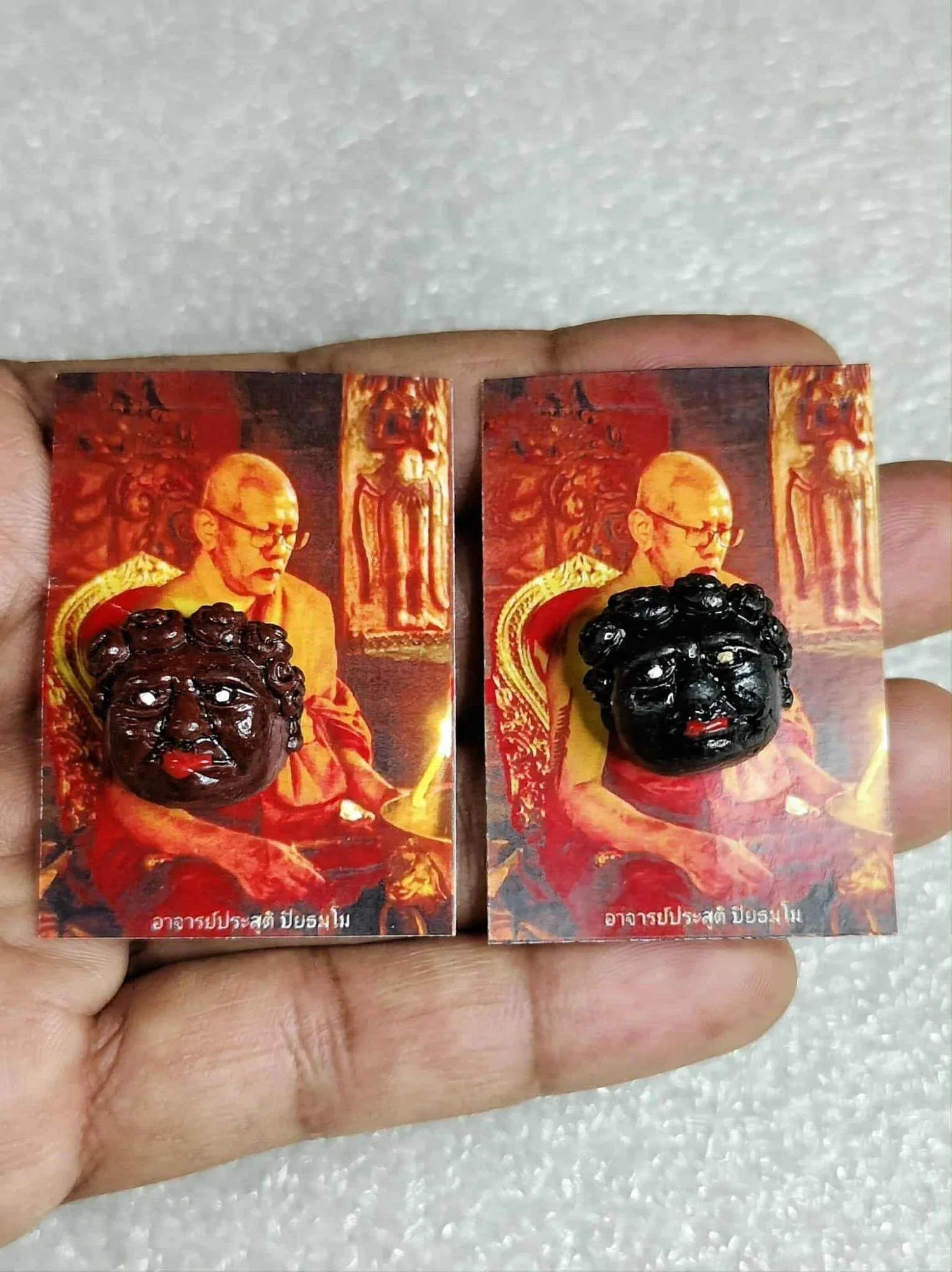 🧿 Chao Ngo “Maha Wetch Jindamani” – Enchanted Jungle Prince Talisman by Ajarn Prasoot, Wat Nai Tao (Trang, Thailand) Black+Brown