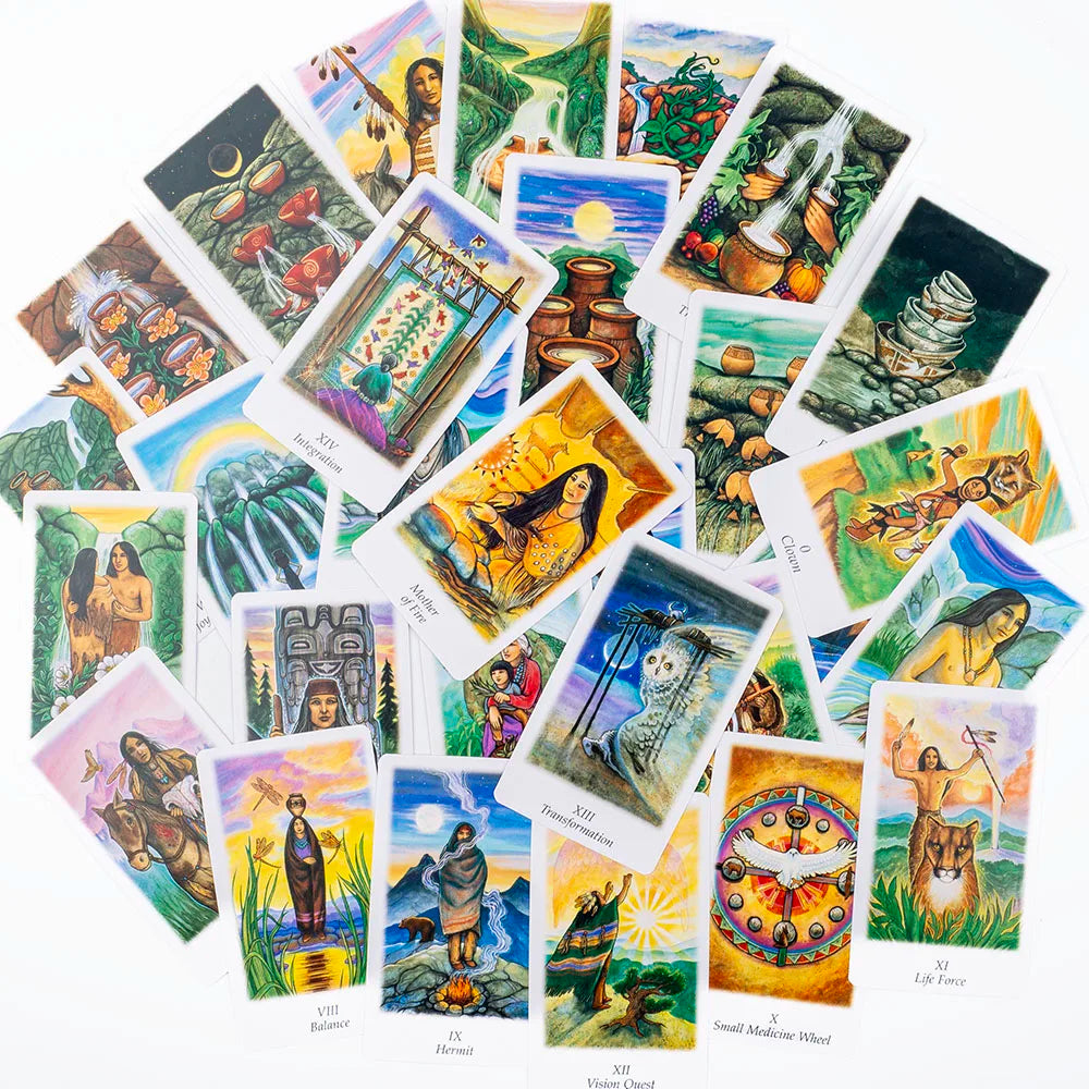 ✨ Vision Quest Tarot – 78-Card Deck for Fate Divination, Cosmic Insight & Family Party Board Games | Size: 10.3 × 6 cm