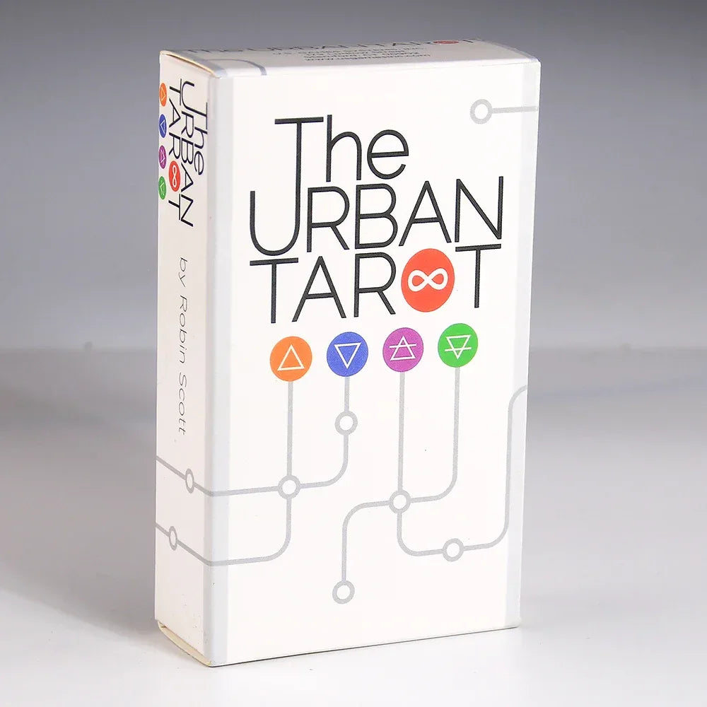 Urban Tarot Deck by Robin Scott - Modern Illustrated 78-Card Deck with 84-Page Guidebook
