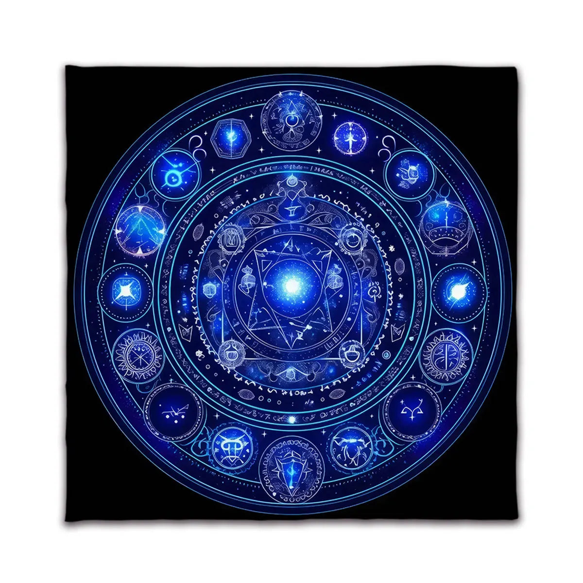 🌌Divination With Tarot Tablecloth | Cosmic Star Astrology Decorated Altar Cloth – Rune & Astrology Oracle Board Game Mat TLB (655)