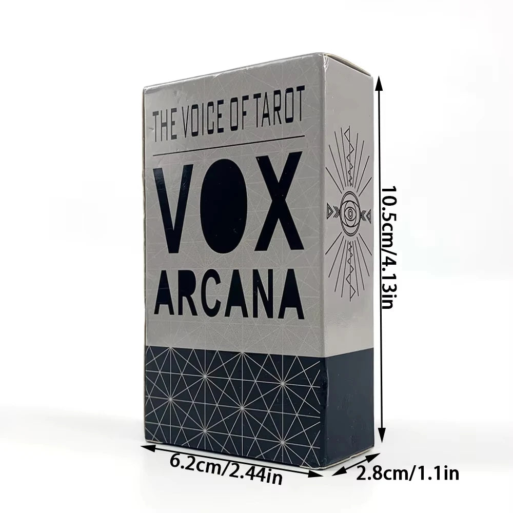 🎭 Vox Arcana Tarot Deck – 78 Cards | Multi-Artist Collective | Guidebook Included | Divination & Party Board Game