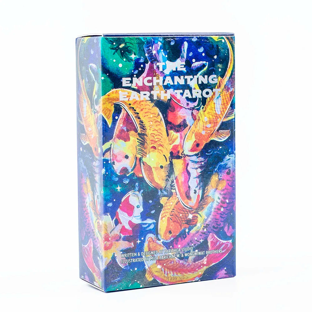 The Enchanting Earth Tarot 80-Card Deck Divination Edition Nature-Inspired Board Game for Intuitive Guidance and Self-Discovery