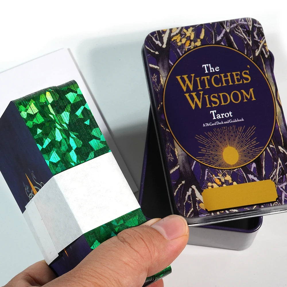 🃏 Wisdom Tarot Deck – 78 Card Set with Guidebook and High-Quality Metal Tin Case for Beginners and Advanced Readers