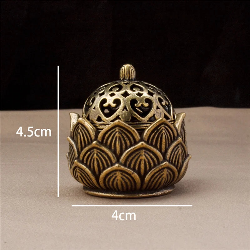 🔥 Elegant Copper Incense Burner – Brass Incenser Holder for Home, Shop & Office Décor | Free Shipping L