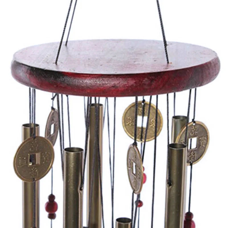 Handmade Metal Aluminum Tube Wind Chimes – Guardian Bell Home & Garden Wall Hanging with Hollow Tubes for Soothing Soundscapes
