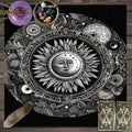 🔥 VIKAMA Cosmic Astrology Tablecloth | Dream Nebula Mystic Constellation Waterproof Altar Cloth for Meditation & Divination YLB-688