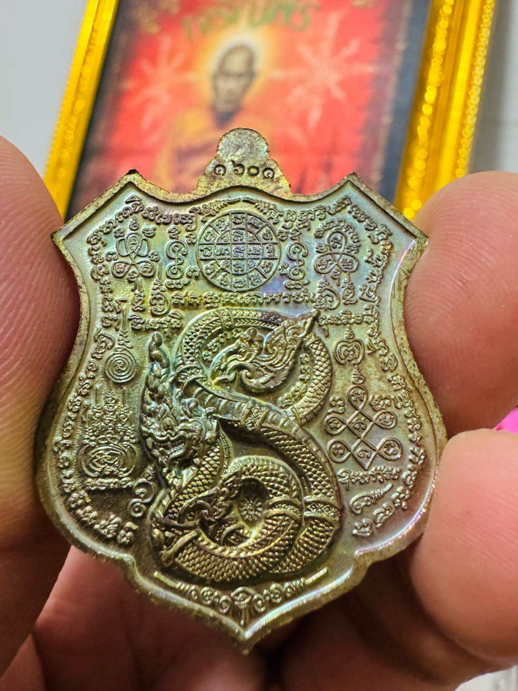 🌟 Prestigious Thep Kruad Back Phaya Nak﻿ Amulet by Luang Ta Khem – Celebrated Master from Sisaket, Year 2563 Edition 🌟