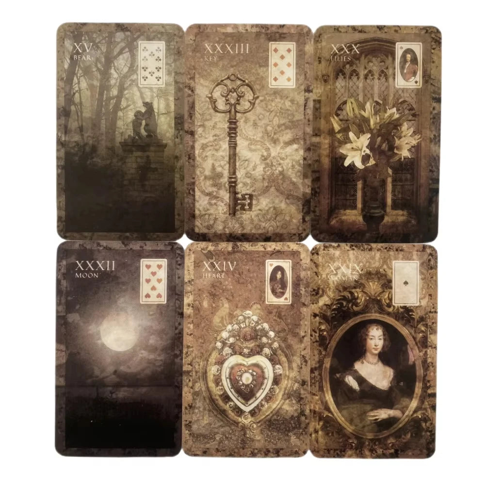 🧙‍♂️ Legend Of The Wizard Laird Lenormand Tarot Deck | Leisure Party Board Game & Fortune-telling Oracle