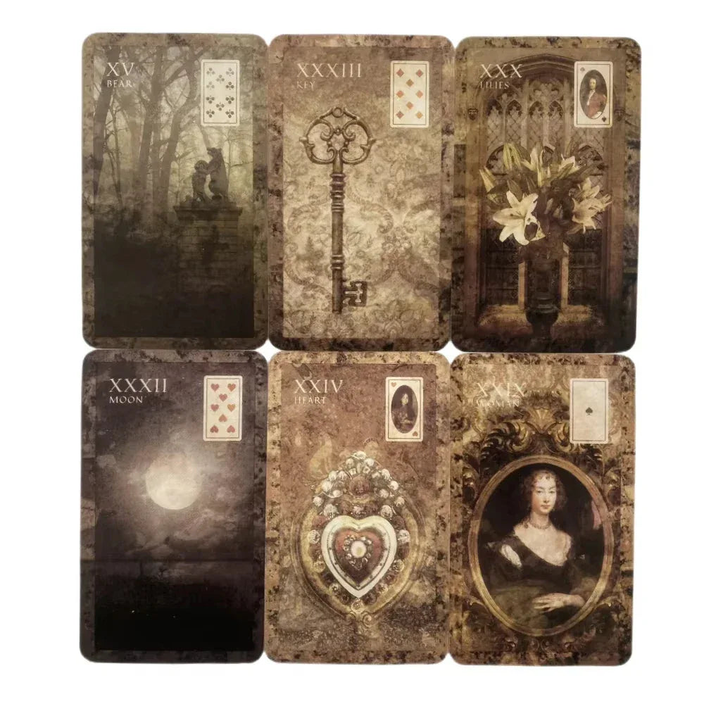 🧙‍♂️ Legend Of The Wizard Laird Lenormand Tarot Deck | Leisure Party Board Game & Fortune-telling Oracle